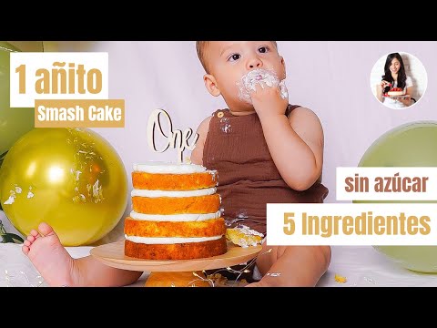 Tarta para bebés SIN AZÚCAR | Smash Cake FÁCIL y Rico | Auxy