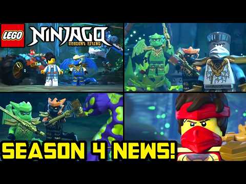 Ninjago News! 🐉 New Season 4 Promos, Book Updates, and More! Ninjago Dragons Rising Season 4 News!