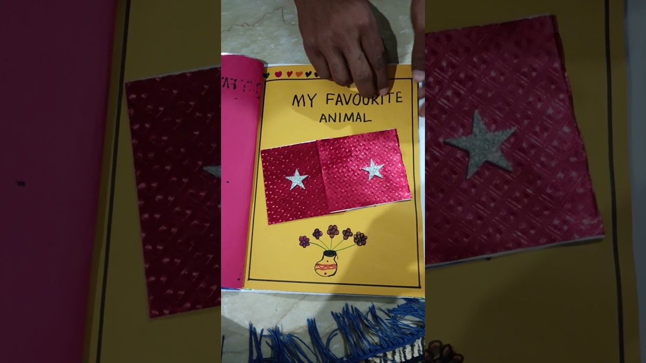 Myself Booklet (how to make) #schoolprojectwork