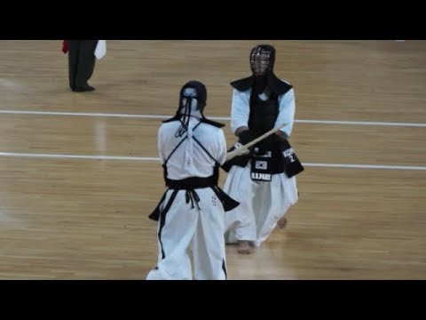 2018 세계검도선수권대회(17 wkc) men's invid.match semi-final KOR7 J.JO(조진용) VS KOR2 B.PARK(박병훈)