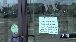Hairstylists say they are losing income after burst pipes cause OKC salon to close