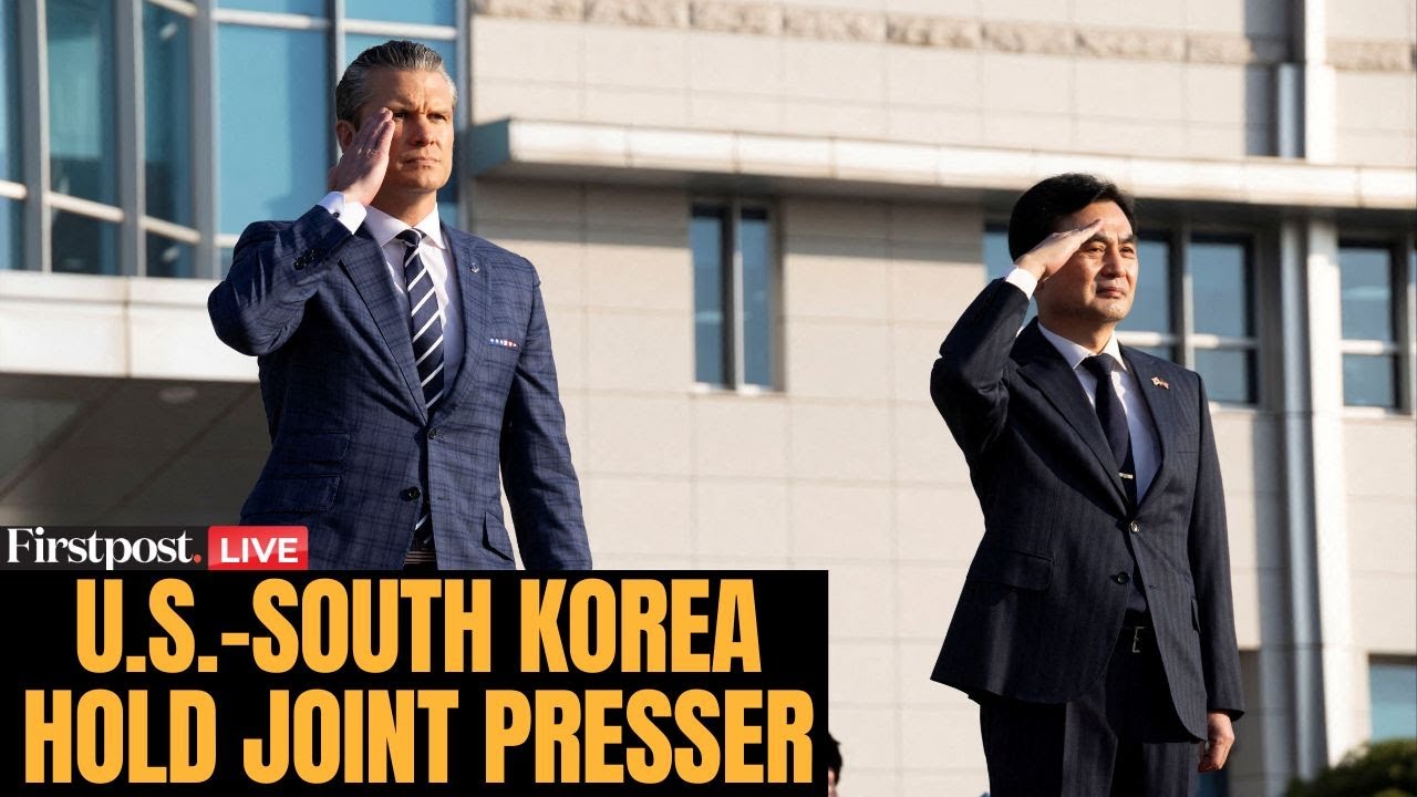 U.S.-South Korea Defense Talks LIVE: Pete Hegseth, Ahn Gyu-back Hold Joint Press Conference | N18G