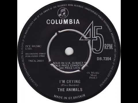 UK New Entry 1964 (201) The Animals - I'm Crying