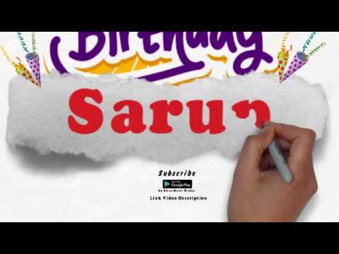 Happy Birthday Sarup