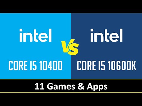 CORE I5 10400 vs CORE I5 10600K - Apps & Gaming (RTX 3090)