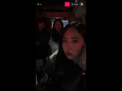 SinB (GFriend, Viviz) instagram live with Eunha and Umji 121222