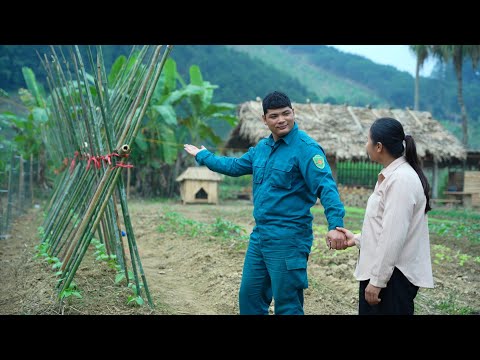 Het simpele geluk van agent Nam: er altijd zijn om Tu Cam elke dag te helpen.