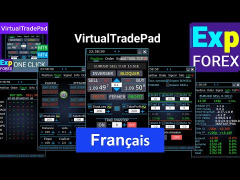 Video VirtualTradePad One Click Trading Panel