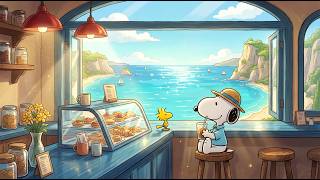 Summer Ocean View Cafe with Snoopy 🌊 Soft Lofi Beats Music for Study, Work & Calm Summer Mornings MQDEFAULT Thumbnail