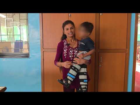 Beneficiary at Help a Child Walk