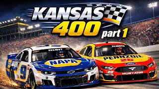 NASCAR 25 Cup Series Playoffs | The Yellow Brick Road Can’t Save You! | Kansas 400 Part 1 #nascar25 