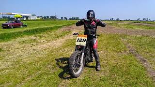 Dutch Flat Track demo rotax 600