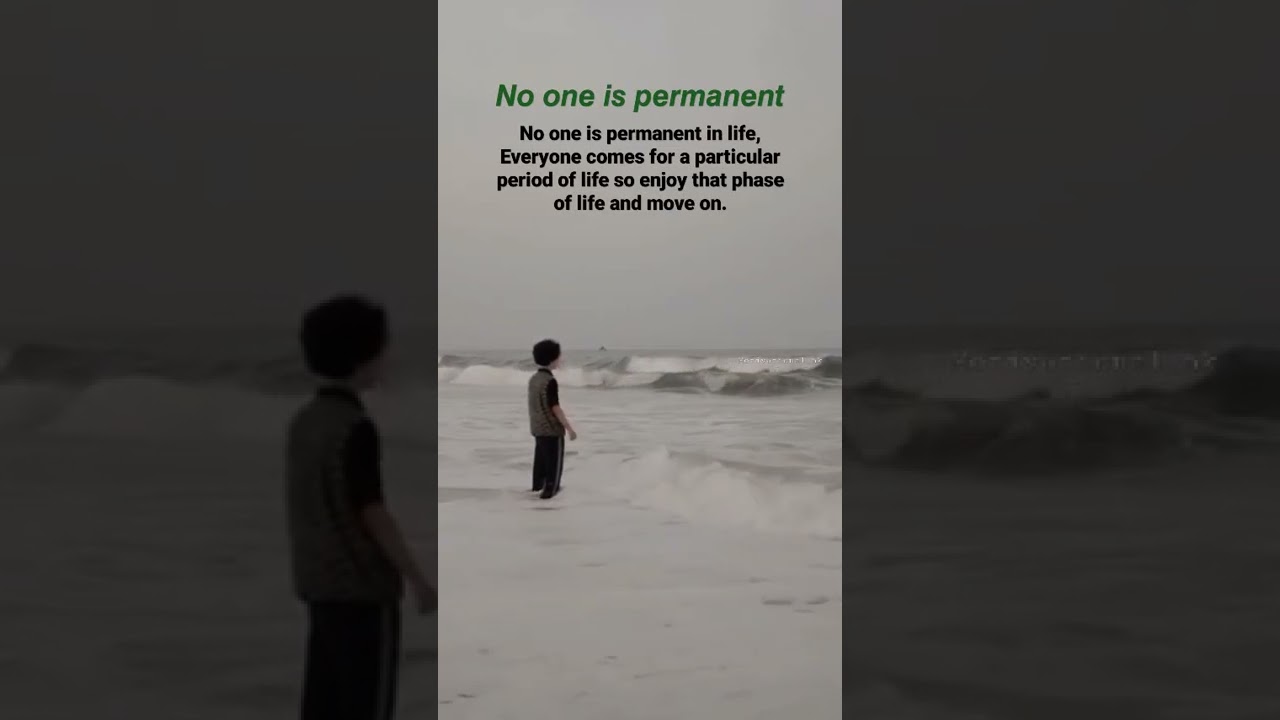 No one is permanent // English best motivational quotes #shorts #youtube #trending #viral
