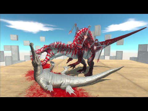 NEW Remastered Spinosaurus Skin vs Every Unit - Animal Revolt Battle Simulator Gameplay