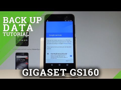 How to Back Up Data in GIGASET GS160 - Allow Google Backup |HardReset.Info