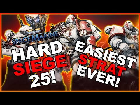 How to Wave 25+ Siege HARD mode! (composition, economy, strategy) Space Marine 2!
