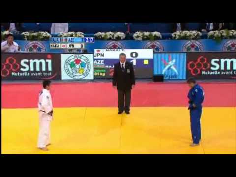JUDO 2011 World Championships: Elkhan Rajabli (AZE) - Takahiro Nakai (JPN)