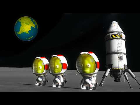 Going to the Mun in KSP used to be MUCH harder