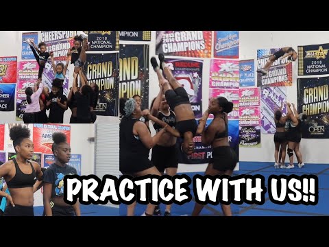 EP. 19 CHEER PRACTICE, PERFECTING NEW STUNTS| DIVINE CHEER