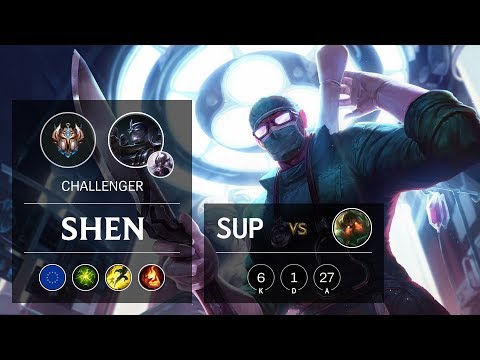Shen Support vs Nautilus - EUW Challenger Patch 9.24
