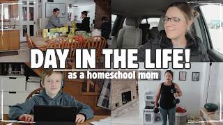 STAY AT HOME MOM VLOG | Homeschooling, Meal Prep, & Fitness!