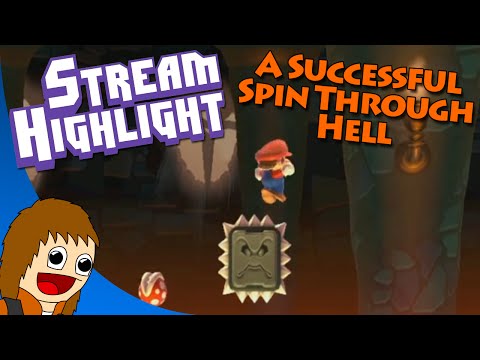A Successful Spin Through Hell (Stream Highlight) - Super Mario Maker
