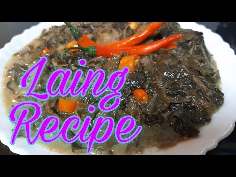 How to cook Authentic Laing Recipe l Kusina Motto