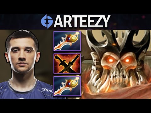 EG.ARTEEZY WRAITH KING WITH DOUBLE DIVINE RAPIER - DOTA 2 7.28 GAMEPLAY