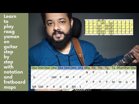 How to play raag yaman on guitar | Raga lessons with shuvodip | Episode 1