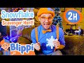 Blippi S Snowflake Scavenger Hunt 2 HOURS OF BLIPPI CHRISTMAS VIDEOS Christmas BlippiToys
