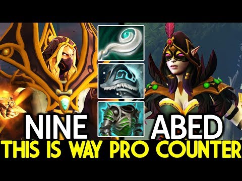 NINE [Invoker] This is way Pro Against TA Mid Full Armor Build 7.23 Dota 2