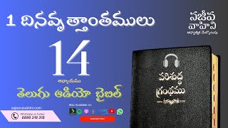 1 Chronicles 14 1 దినవృత్తాంతములు Sajeeva Vahini Telugu Audio Bible