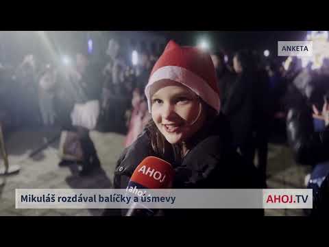 Mikuláš rozdával balíčky a úsmevy aj v Sečovciach