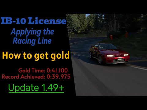 GT7 | How to get Gold on the IB-10 License (Update 1.55+)