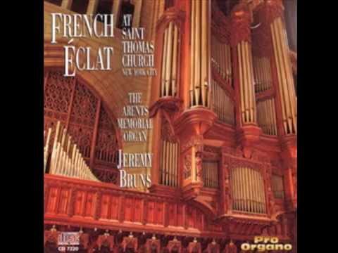 Jeremy Bruns; 1-Allegro, Symphony No. 6 in G -Charles-Marie Widor