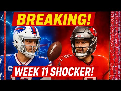 Buccaneers vs Bills: Week 11 Showdown! Can Tampa Shock Buffalo?