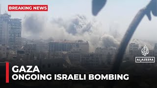 Israeli army bombs Gaza City residential building