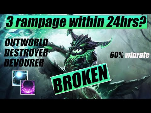 OUTWORLD DESTROYER 3 RAMPAGE within 24hrs HIGHLIGHTS | Dota2Broken | Dota2wtf