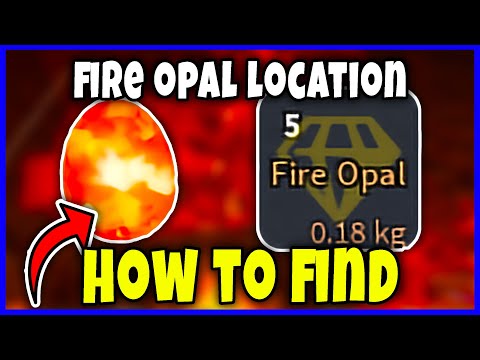 FIRE OPAL LOCATION - HOW TO GET FAST & EASY [PROSPECTING] - Roblox