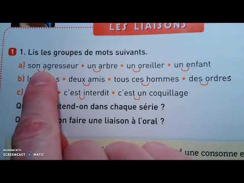CE1 les liaisons