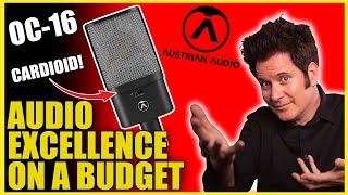 Video thumbnail for Beautiful Audio On A Budget - The Austrian Audio OC16 Large-Diaphragm Condenser Review by Produce Like A Pro