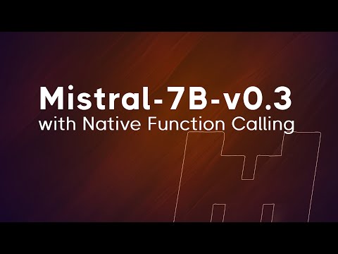 Mistral's new 7B Model with Native Function Calling