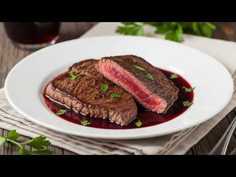 BEST Slow-Roast Beef Steaks Recipe (Roasted Beef in the Oven with Wine Sauce!)