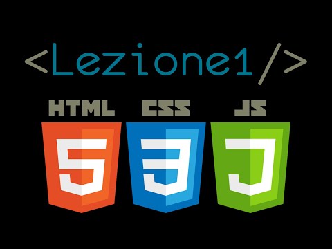 Creare un SITO WEB velocemente | Lezioni HTML, CSS, Javascript #1