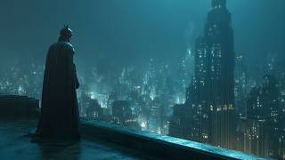 Relax With Batman | Gotham City Music & Ambience (8 Hours w/ Soft Rain) The Dark Knight Meditation
