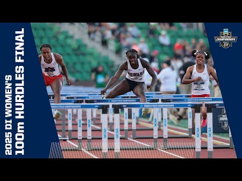 Women's 100m hurdles final - 2025 NCAA outdoor track and field championships