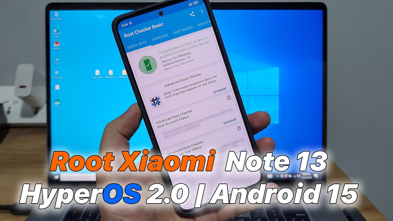How to Root Xiaomi Note 13 HyperOS (Android 15)