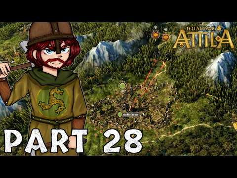 THE HUNS ARE GETTING CLOSER! | TOTAL WAR ATTILA Let's Play | Part 28 (Franks) [4K 60FPS PC]