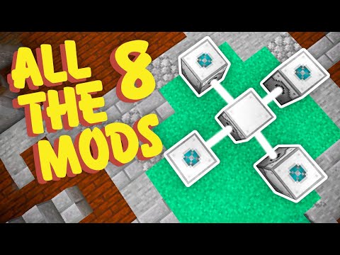 All The Mods 8 Ep. 13 Industrial Foregoing Laser Drill