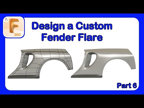 Design a Fender Flare in Fusion 360 - Adding Detail Lines to Control Shape and Flow